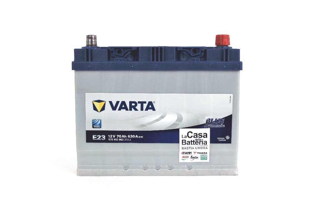 BATTERIA VARTA 12V 70AH 630A(EN) E24  Sos Battery vendita batterie online  a prezzi scontati.