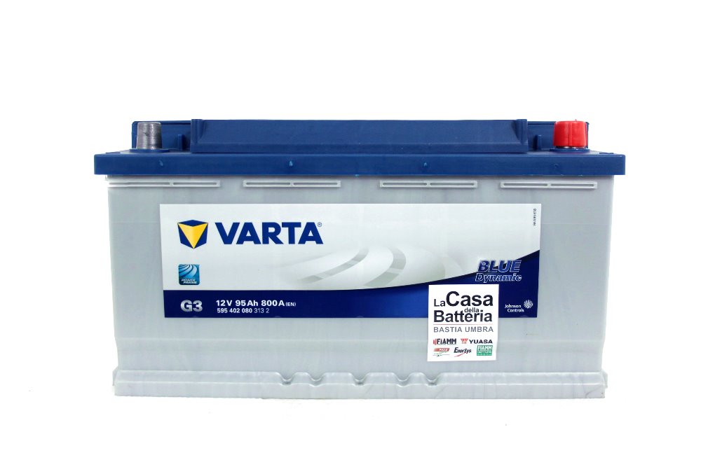 VARTA Batterie Auto G3 (+ droite) 12V 95AH 800A - Cdiscount Auto