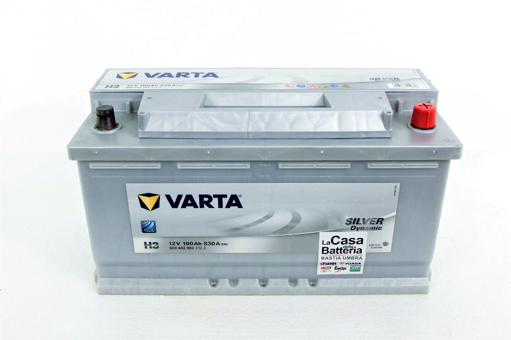 BATTERIA 12V 100Ah 830A AGM SILVER DYNAMIC VARTA