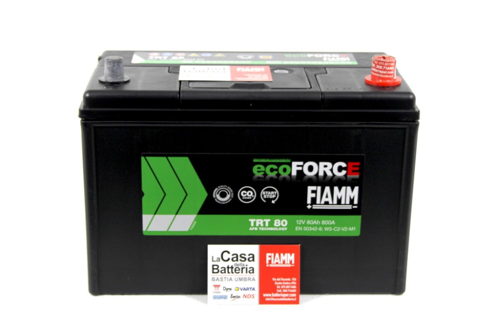 BATTERIA AUTO START&STOP FIAMM TRT95 - 95 AH 760 A - EFB La casa della  Batteria