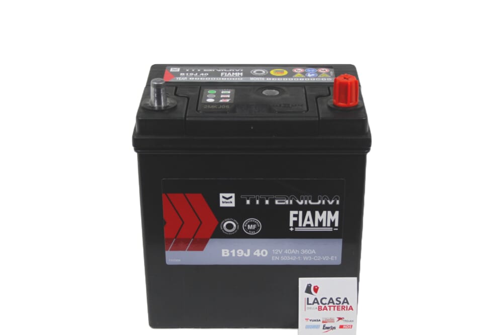 Batteria avviamento per auto 74Ah 680EN 12V positivo A DX Fiamm